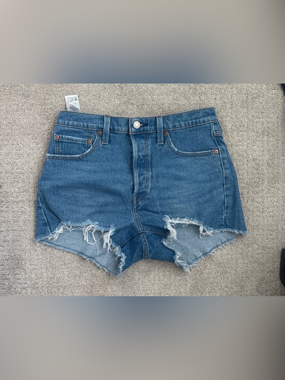 LEVI High Rise Denim Shirts  Denim Wash (W28)